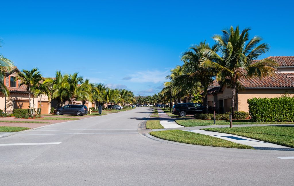 South Florida golf neighborhood, luxury community and private residence.